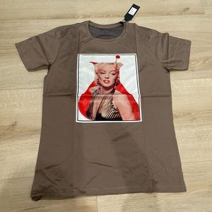 Limitato Men’s Brown Marilyn Monroe Shirt